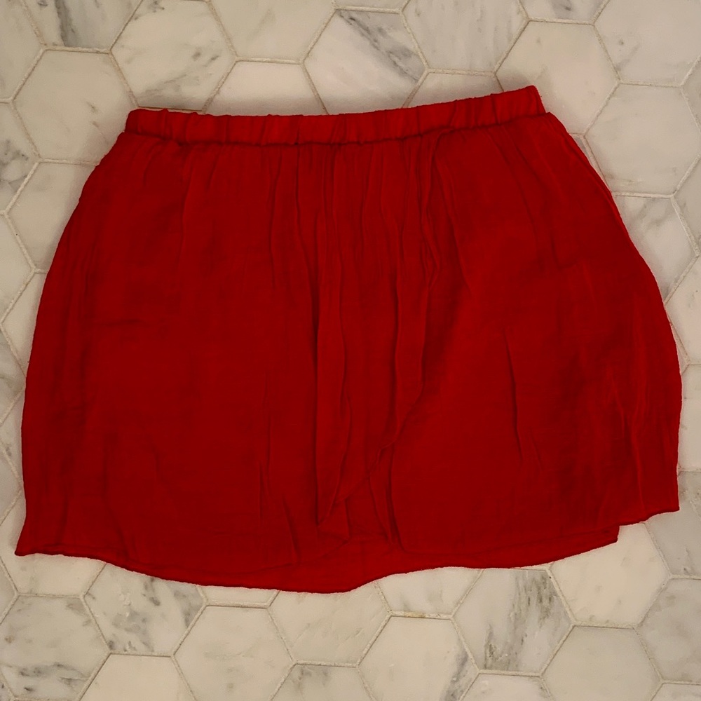 Red Mini Skirt